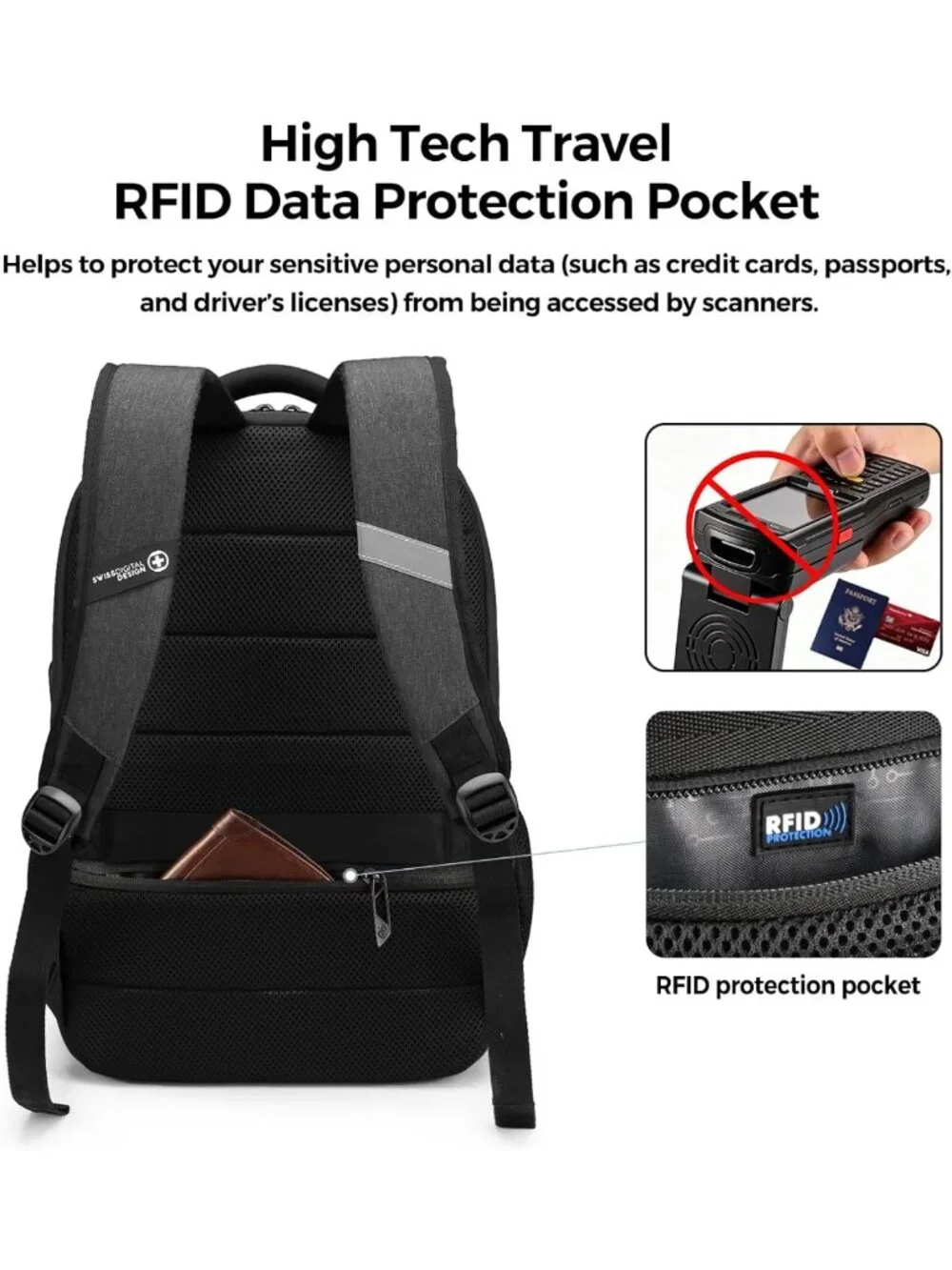 Stylish 16-Inch Laptop Backpack for Men & Women | Travel & Work Ready Design
